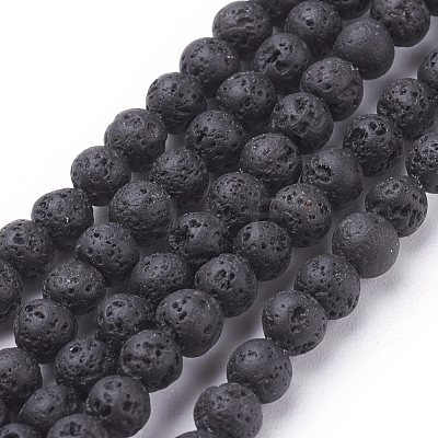 Natural Lava Rock Beads Strands X-g434-7-1