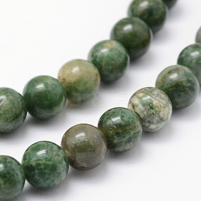 Natural African Jade Beads Strands G-P326-12-6mm-1