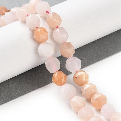 Natural Pink Aventurine Beads Strands G-NH0021-A14-01-1