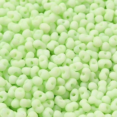 Glass Frosted Seed Beads SEED-K009-05B-06-1