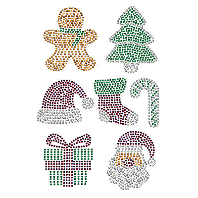 Glass Hotfix Rhinestone DIY-WH0303-396-1