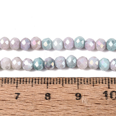 Ombre Effect Dyed Glass Beads Strands GLAA-C023-02-C24-1