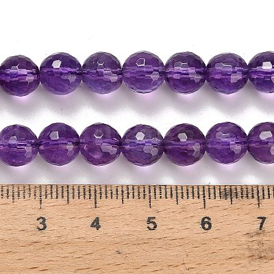 Natural Amethyst Beads Strands G-H329-D01-8mm-B-1