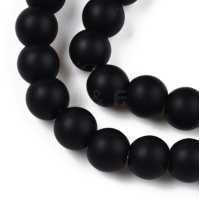 Opaque Glass Beads Strands GLAA-T032-P4mm-MD01-1