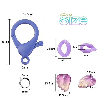 DIY Masks Chains Making Kits DIY-YW0002-74B-1