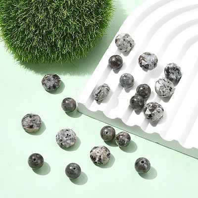 20Pcs 2 Styles Natural Fluorescent Syenite Rock(Glow under UV Light) Beads G-YW0002-81-1