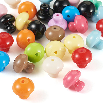 30Pcs Opaque Acrylic Bead OACR-TA0004-04-1