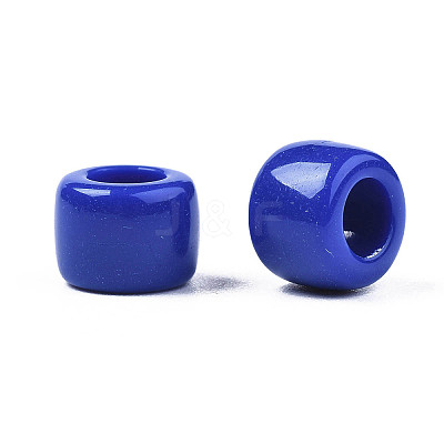 Opaque Acrylic European Beads SACR-S273-34A-1