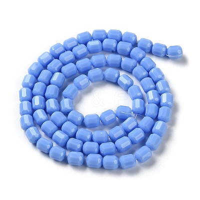 Opaque Glass Beads Strands GLAA-G112-03B-1