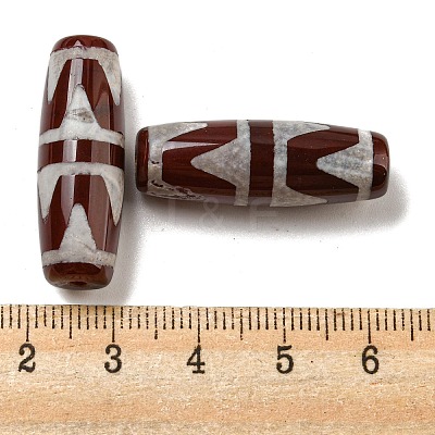 Tibetan Style dZi Beads Strands G-P526-A05-1