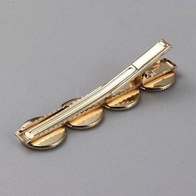 Iron Alligator Hair Clips Findings PHAR-WH0019-02A-KCG-1