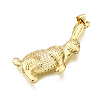 Rack Plating Brass Pendants KK-K401-66G-1
