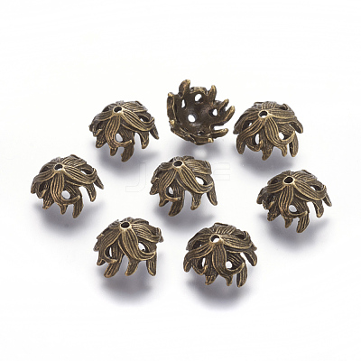 Tibetan Style Bead Caps X-TIBE-A23247-AB-FF-1