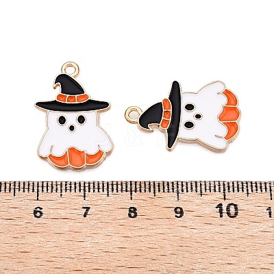 Halloween Theme Alloy Enamel Pendants LS-ENAM-T020-07F-1
