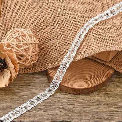 Lace Trim Nylon Ribbon for Jewelry Making ORIB-L005-35-1