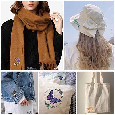 PVA Water-soluble Embroidery Aid Drawing Sketch DIY-WH0514-005-1