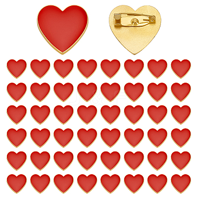 50Pcs Enamel Pins JEWB-FG0001-62-1