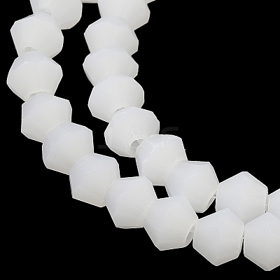 Imitation Jade Frosted Glass Bead Strands X1-GLAA-F029-JM4mm-B06-1