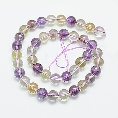 Natural Ametrine Beads Strands G-G462-10mm-06-1
