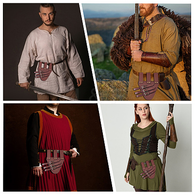 Imitation Leather Medieval Swords Holster for Men FIND-WH20026-042A-1