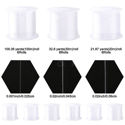 6 Rolls Nylon Wire NWIR-FS0001-04C-1