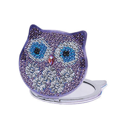 Owl DIY Diamond Mirror Painting Kit PW-WG55797-04-1