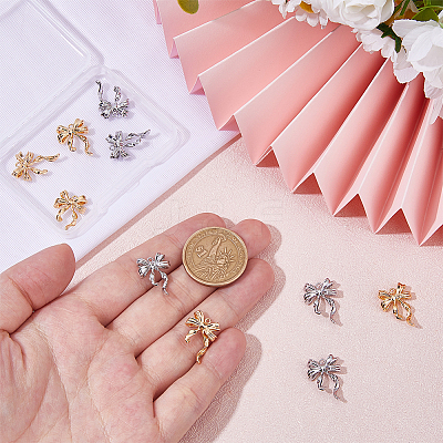 10Pcs 2 Colors Brass Pendants KK-HS0001-86-1