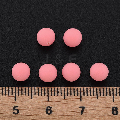 Opaque Acrylic Beads PAB702Y-B01-05-1