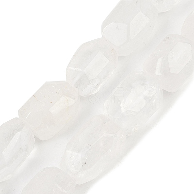 Natural Quartz Crystal Beads Strands G-F796-C11-01-1