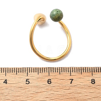 304 Stainless Steel Cuff Rings RJEW-D317-02A-G-1