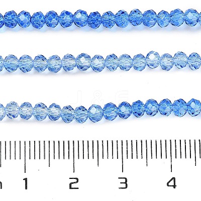 Transparent Painted Glass Beads Strands DGLA-A034-T2mm-A01-1