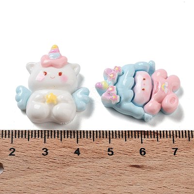 Opaque Resin Cabochons CRES-M029-07-1