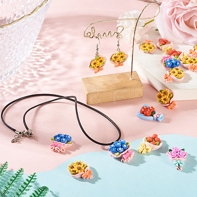 20Pcs Opaque Resin Cabochons CRES-TA0001-85-1