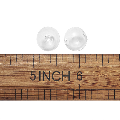 Handmade Two Holes Blown Glass Globe Beads BLOW-TA0001-01B-1