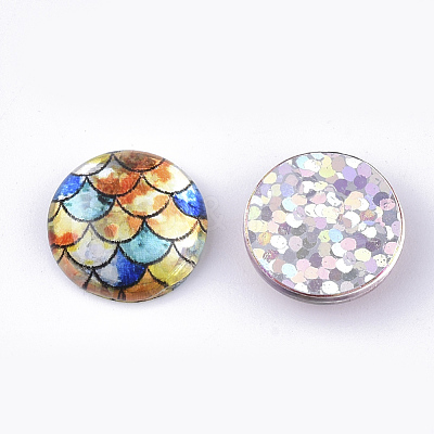 Flatback Glass Cabochons for DIY Projects GGLA-S047-03-1