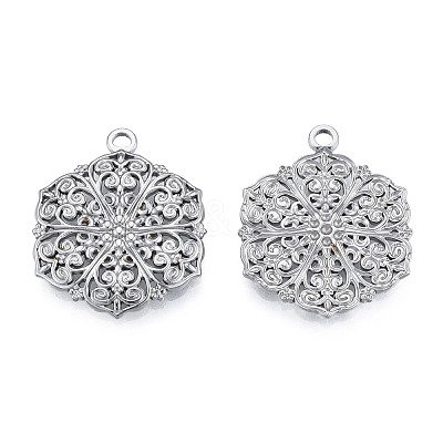 Non-Tarnish 201 Stainless Steel Pendants X-STAS-N098-206P-1