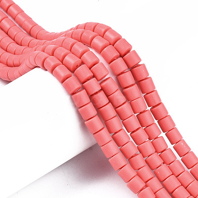 Polymer Clay Bead Strands CLAY-T001-C55-1