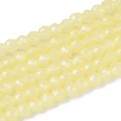Imitation Jade Glass Beads Strands GLAA-T028-2mm-11H-1