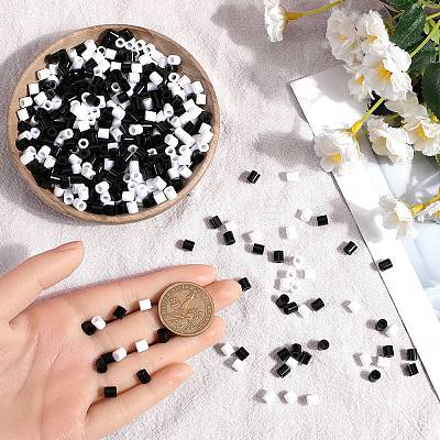 2000Pcs 2 Colors PE DIY Melty Beads Fuse Beads Refills DIY-SP0002-09-1
