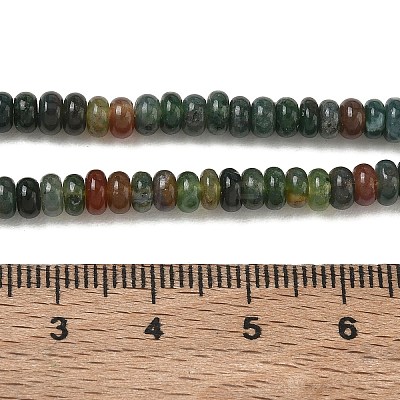 Natural Indian Agate Beads Strands G-N0173-04-2x4mm-1