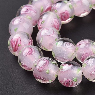 Handmade Lampwork Beads Strands LAMP-K027-05B-1