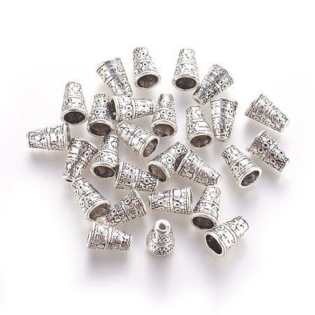 Tibetan Style Alloy Bead Cone X-LF0806Y-1