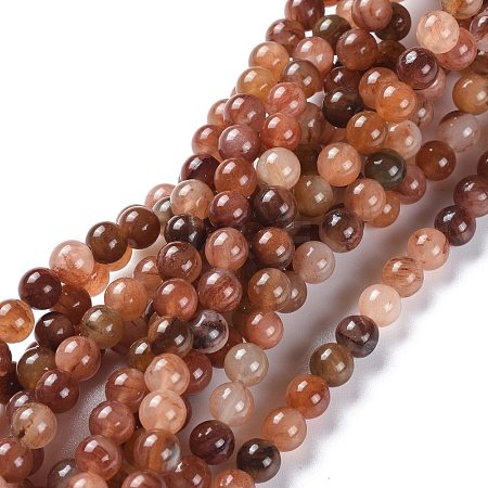 Natural Gemstone Beads Strands X-G-F700-02-6mm-1