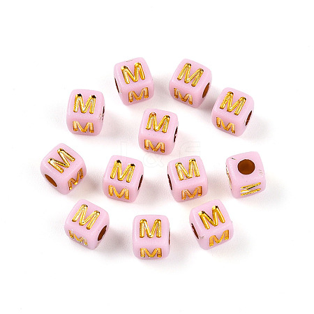 Plating Acrylic Beads OACR-N140-01D-M-1