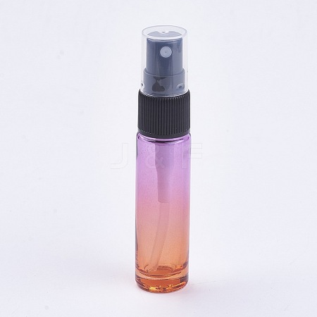 10ml Glass Gradient Color Refillable Spray Bottles MRMJ-WH0011-C03-10ml-1