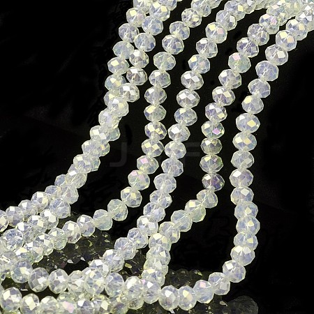 Electroplate Glass Beads Strands EGLA-A034-J10mm-T05-1