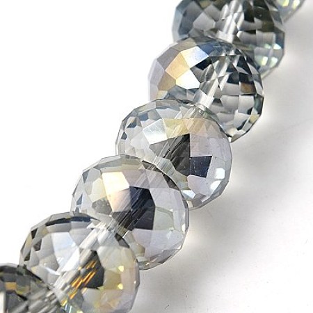 Electorplated Glass Beads X-EGLA-E005-11-1