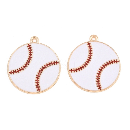 Sport Alloy Enamel Pendants ENAM-C035-01D-1