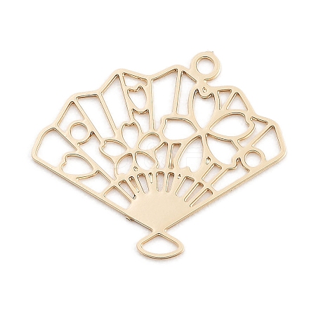 Long-Lasting Plated Brass Pendants KK-K336-57KCG-1