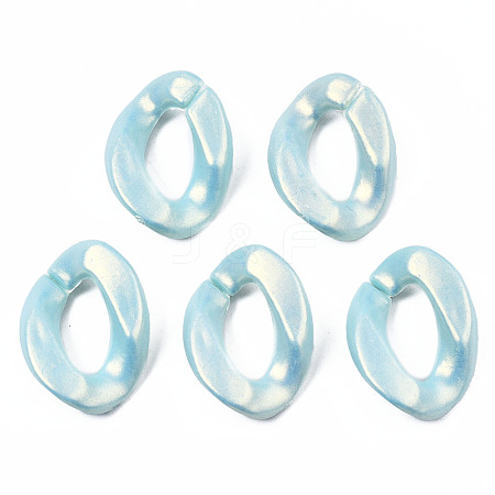 Spray Painted Acrylic Linking Rings MACR-S280-06C-02-1